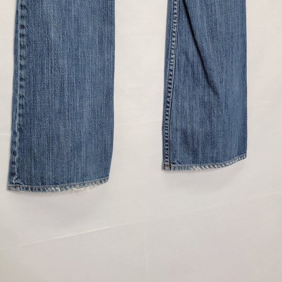 Victoria Secret Pink Distressed White Splatter paint denim BootCut Jeans - Picture 10 of 13